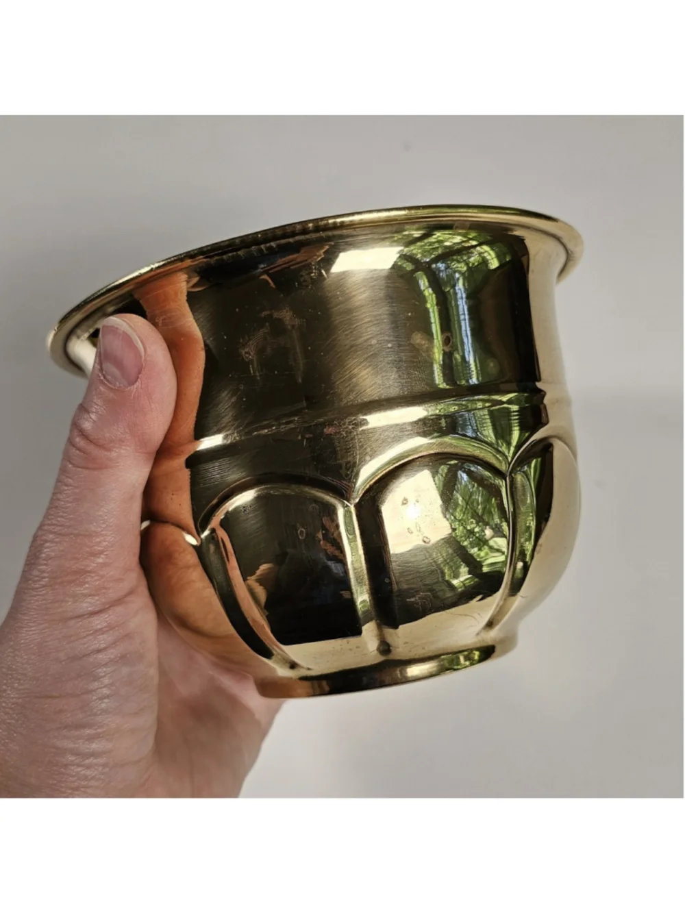 Vintage GATCO Solid Brass Planter 4
